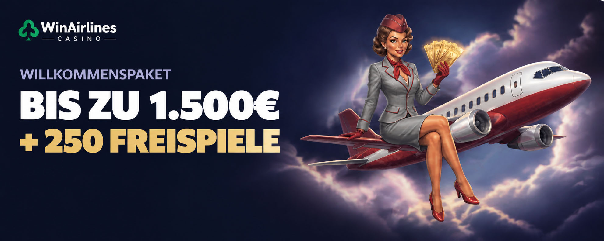 Winairlines Casino: Boni, Zahlungen und Spiele